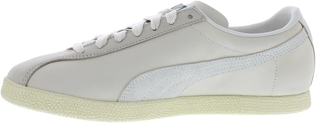 Мужские кроссовки PUMA Brasil на шнуровке для повседневной носки - оранжевые, белый/серый — фото 3