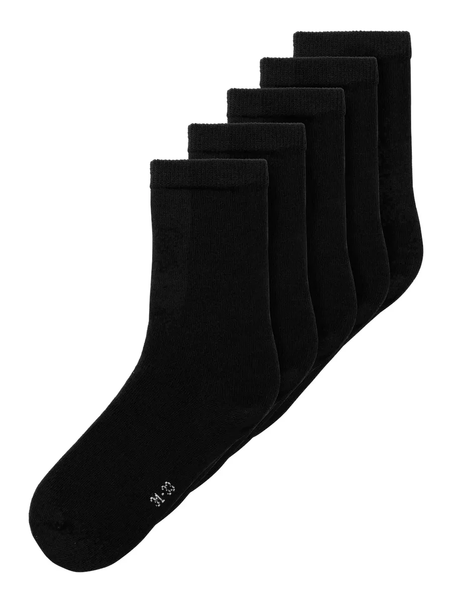 

Носки для отдыха Name It "NKNSOCK 5P SOLID NOOS" (упаковка, 5 пар), черный