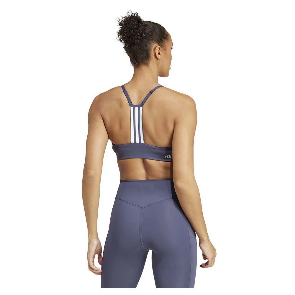 Спортивный бюстгальтер adidas Aeroimpact Low Impact, серый — фото 2
