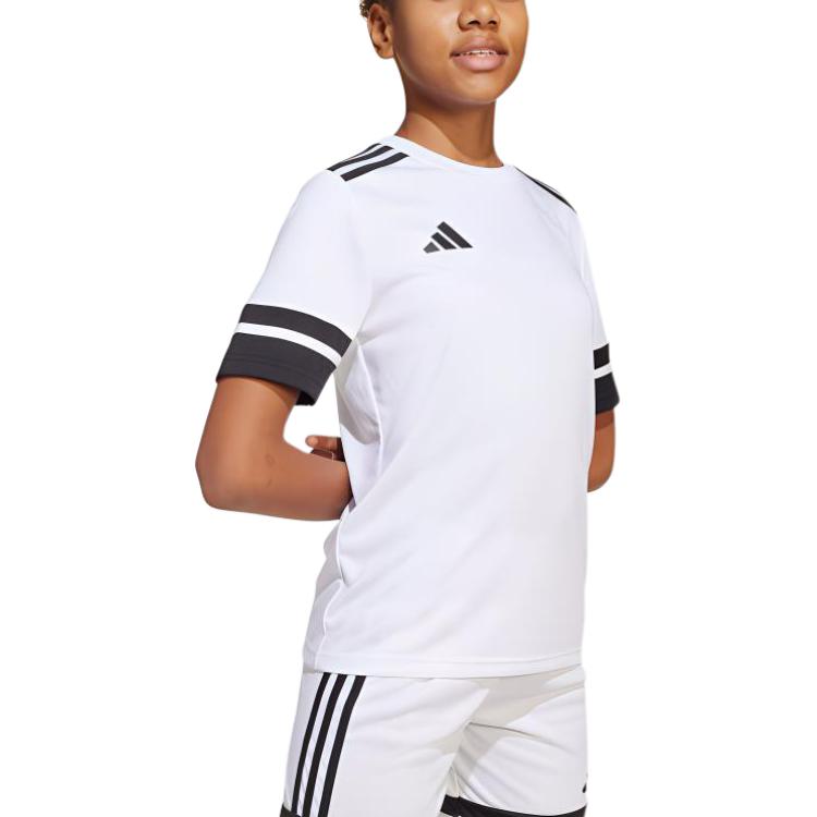Adidas Футболка AEROREADY белая детская — фото 4