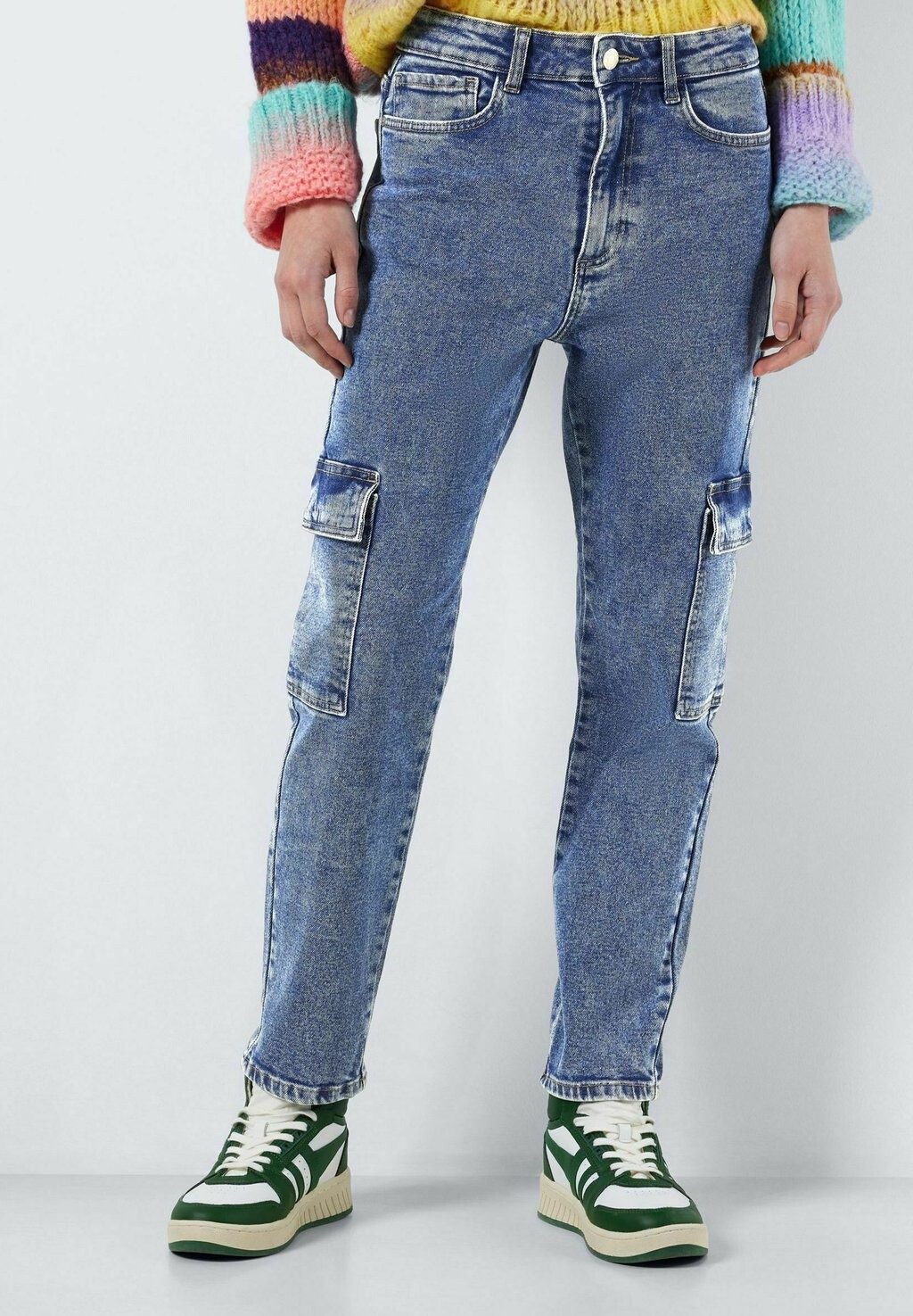 

Джинсы Straight Leg NMMONI Noisy May, цвет medium blue denim