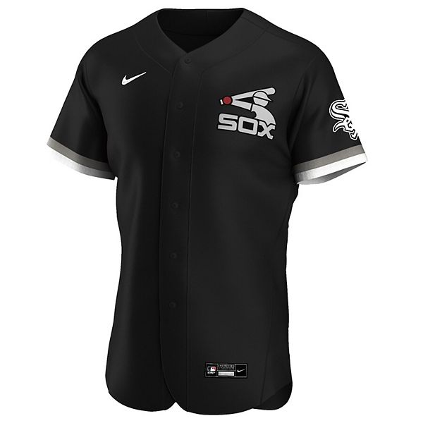 Мужская черная футболка Chicago White Sox Alternate Authentic Team Nike — фото 3