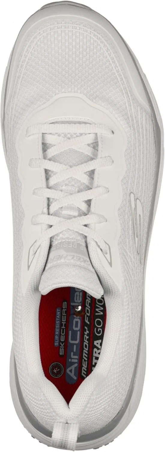 Мужские кроссовки Skechers Max Cushioning Elite Sr Rytas, White Textile Synthetic — фото 4