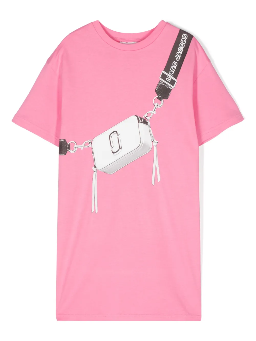 

Платье с логотипом Marc Jacobs Kids, розовый