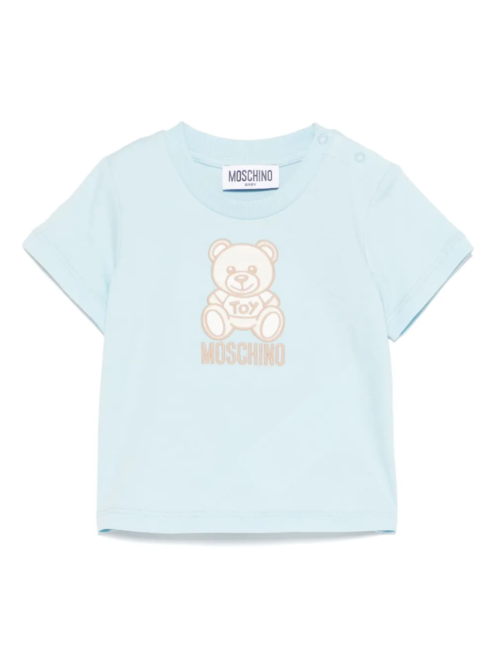 

Футболка с принтом Teddy Bear Moschino Kids, синий