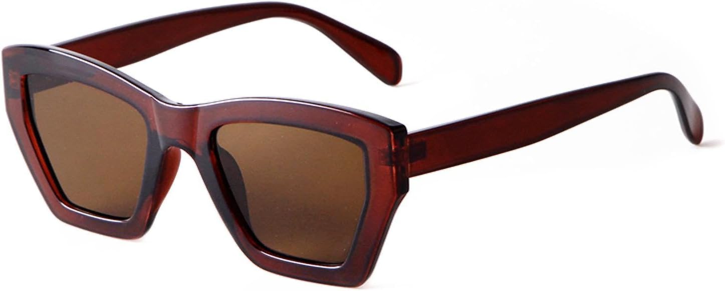 

Модные солнцезащитные очки «кошачий глаз» для женщин, ретро-очки неправильной формы для мужчин, стильные солнцезащитные очки квадратной формы для женщин с защитой от УФ-излучения UV400 WNCKSQ, C4 Tea