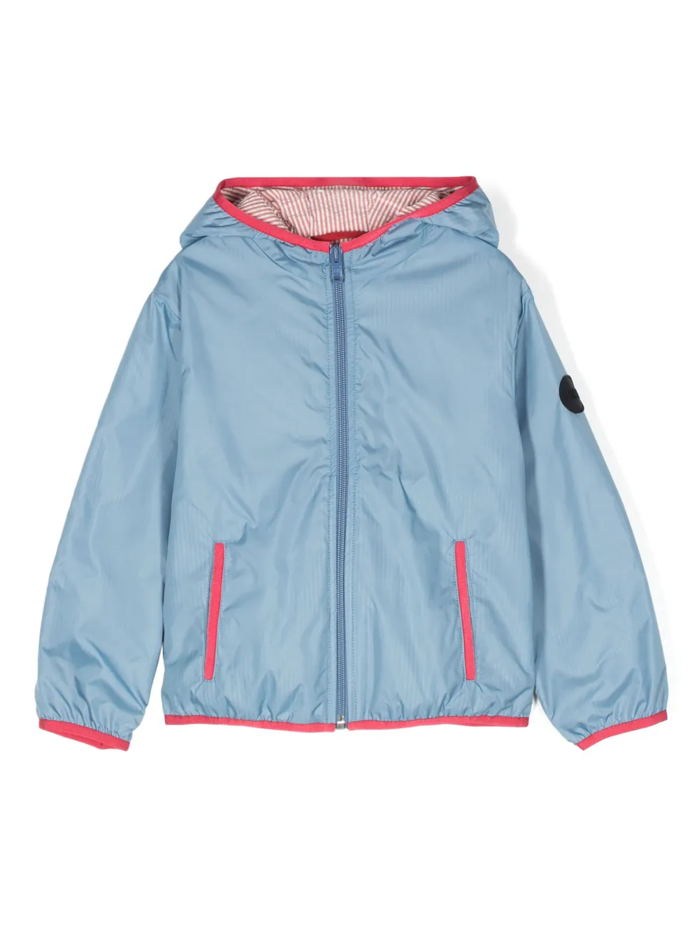 

Куртка с капюшоном и логотипом Fay Kids, синий