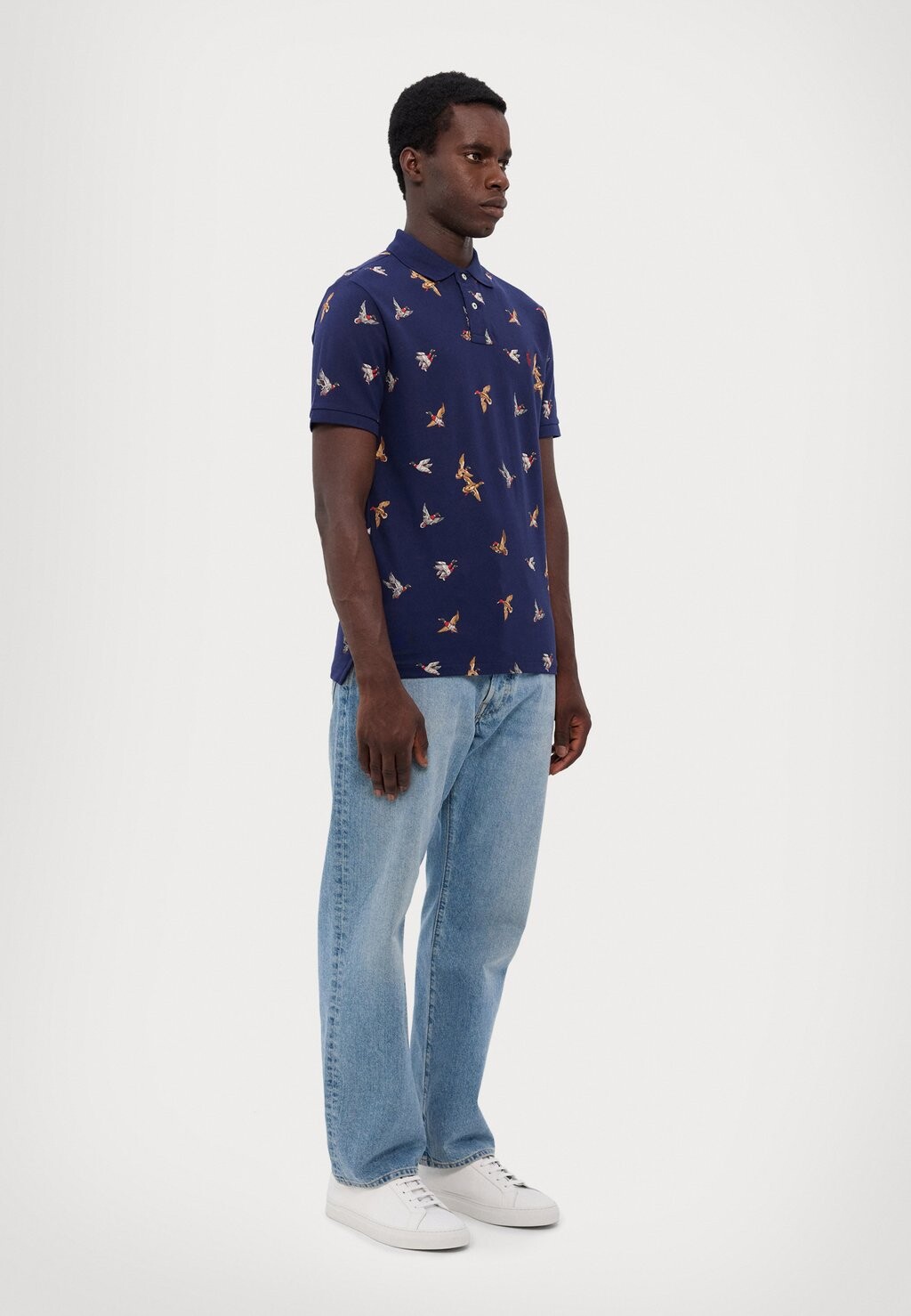 

Рубашка поло SHORT SLEEVE Ralph Lauren, темно-синий