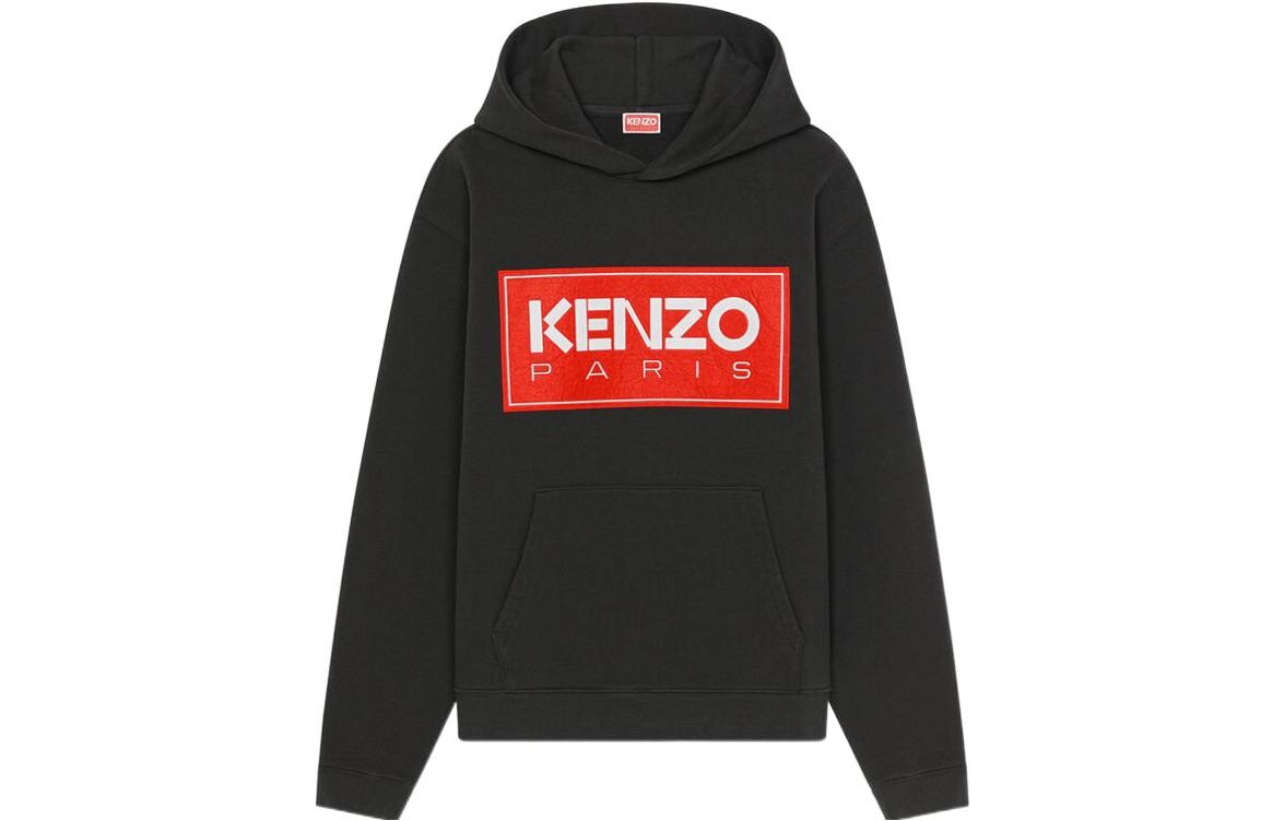

Худи Kenzo Logo-print Detail, черный