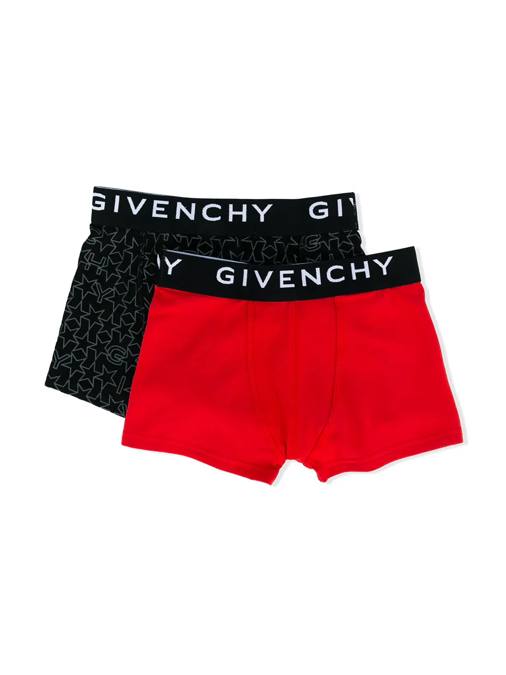

Набор из двух боксеров с логотипом на талии Givenchy Kids, красный