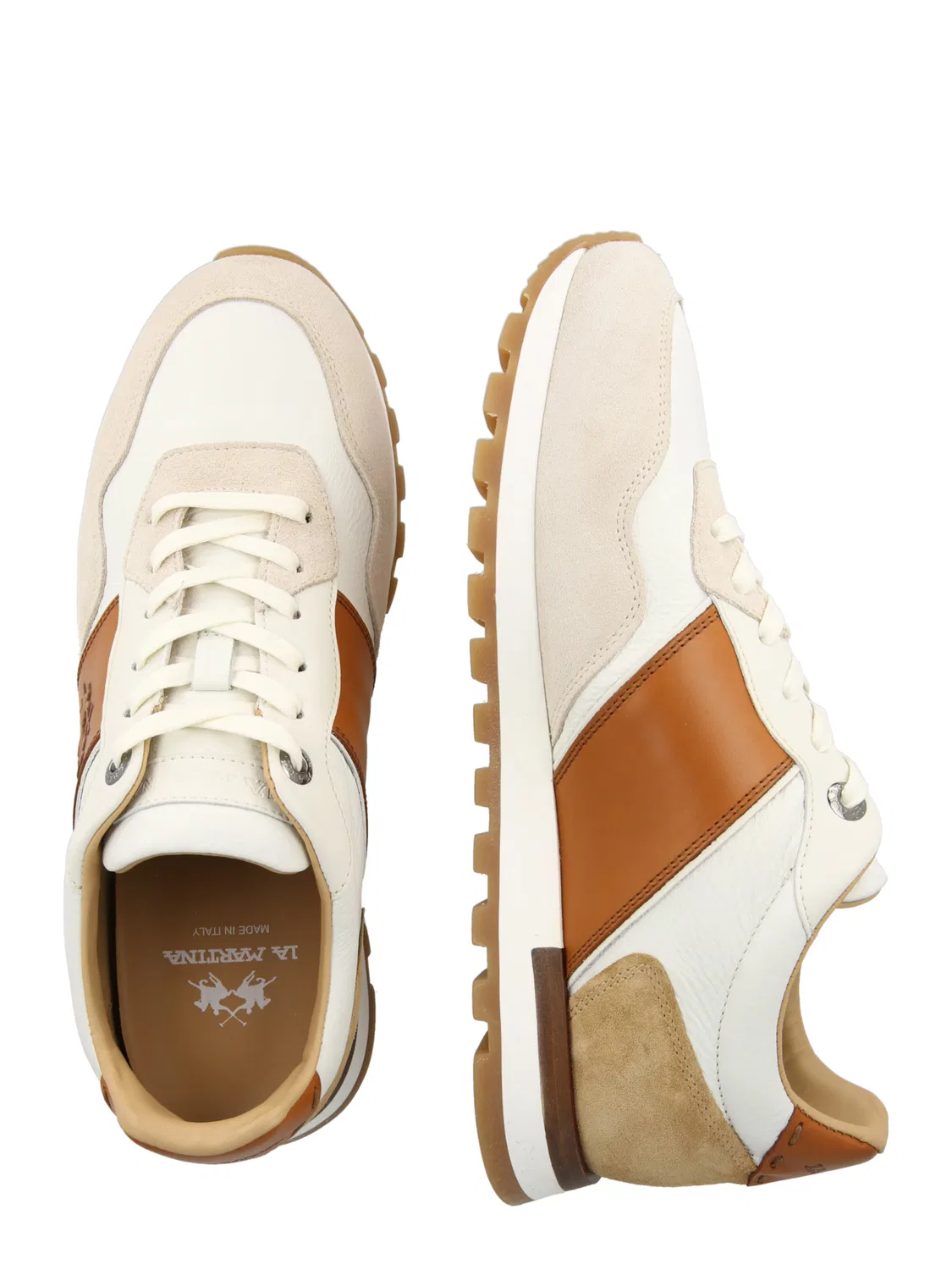 Кроссовки 'BLUBBER' La Martina, Cream/Light Beige — фото 2