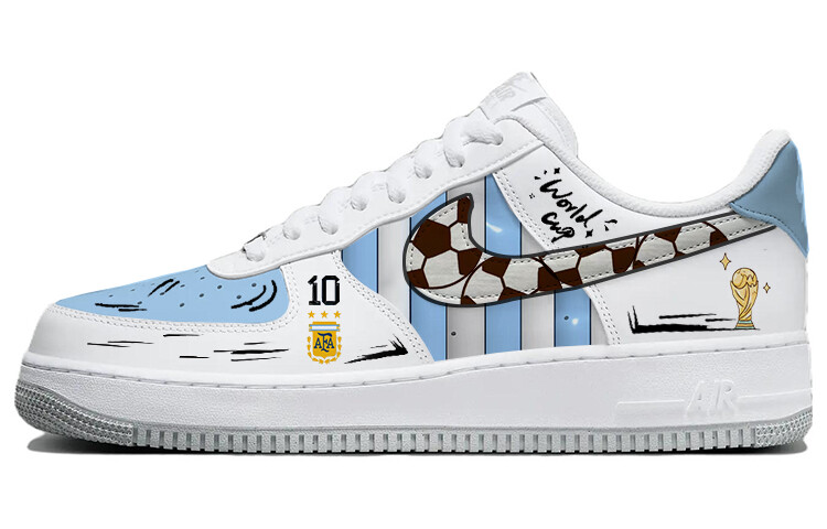 

Кроссовки Nike Air Force 1 Skateboarding Shoes Men Low-top Blue/white, белый/синий