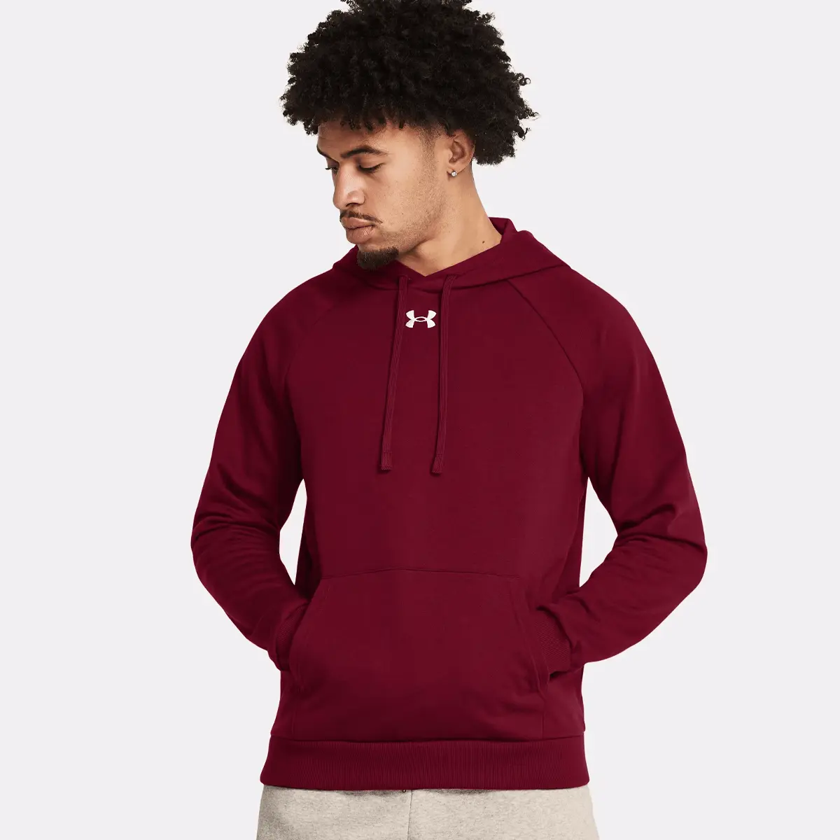 

Худи Under Armour Rival Fleece, красный