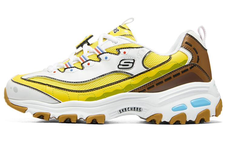 

Кроссовки Skechers Spongebob X D'Lites 'Yellow Brown' Women's