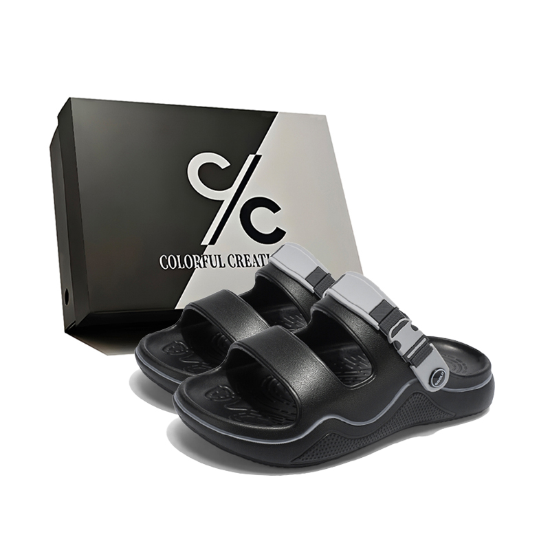 

Пляжные сандалии, мужская коробка Colorful Creations, Black