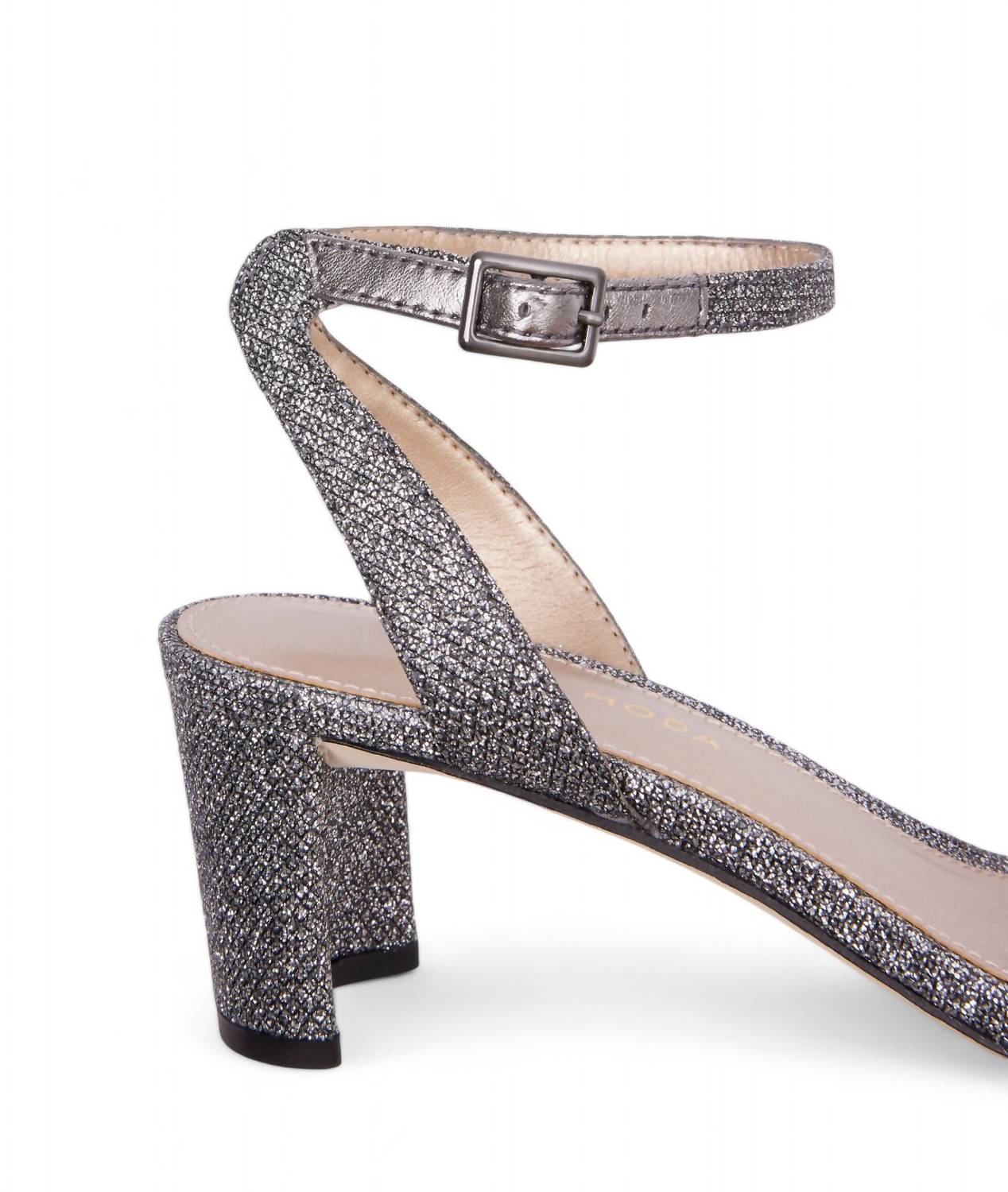 Босоножки Moira 2 с открытым носком и каблуком из олова PELLE MODA, цвет pewter — фото 3