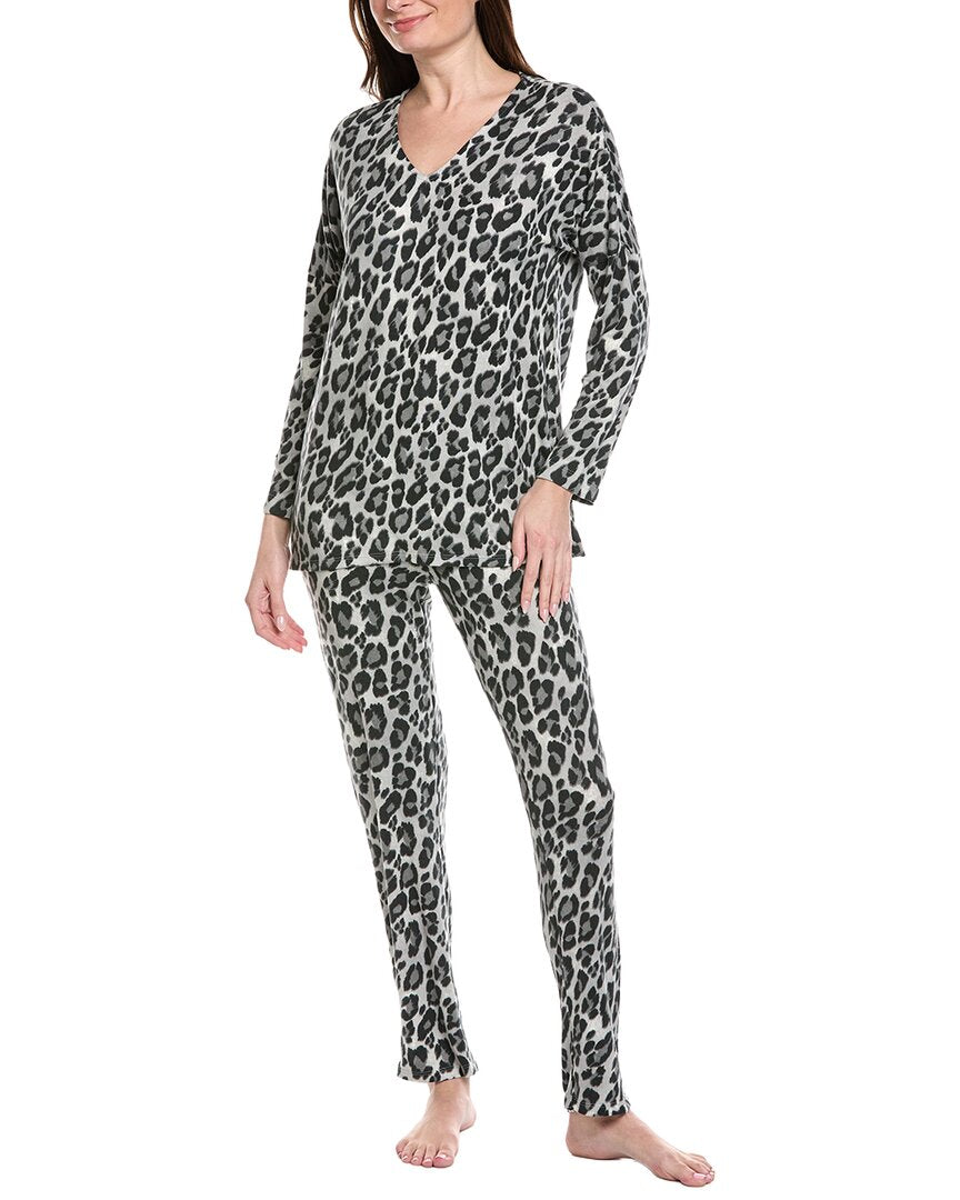 

Пижамный комплект N Natori из 2 предметов с градиентным принтом, серый