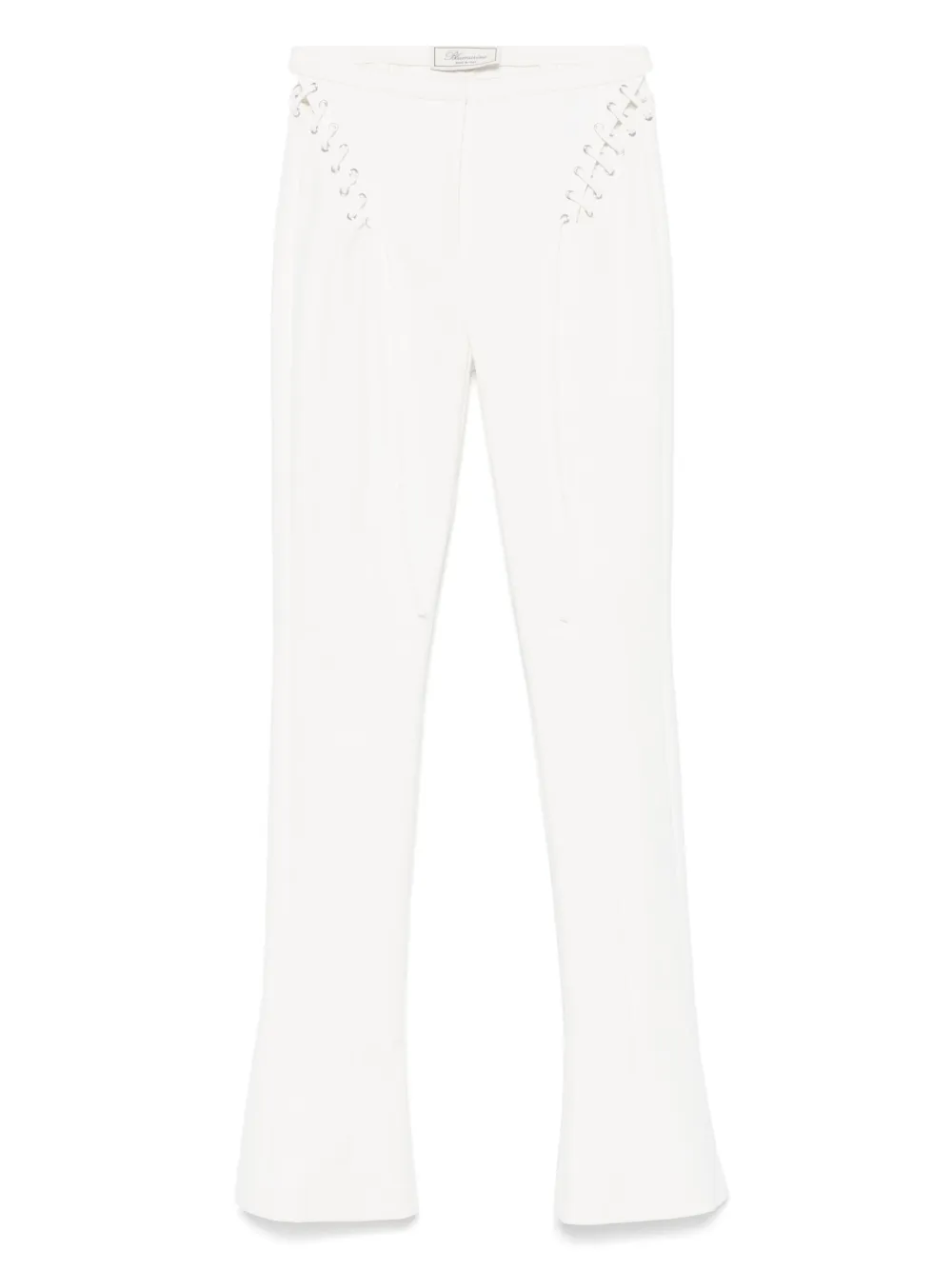 

Брюки с люверсами BLUMARINE, белый