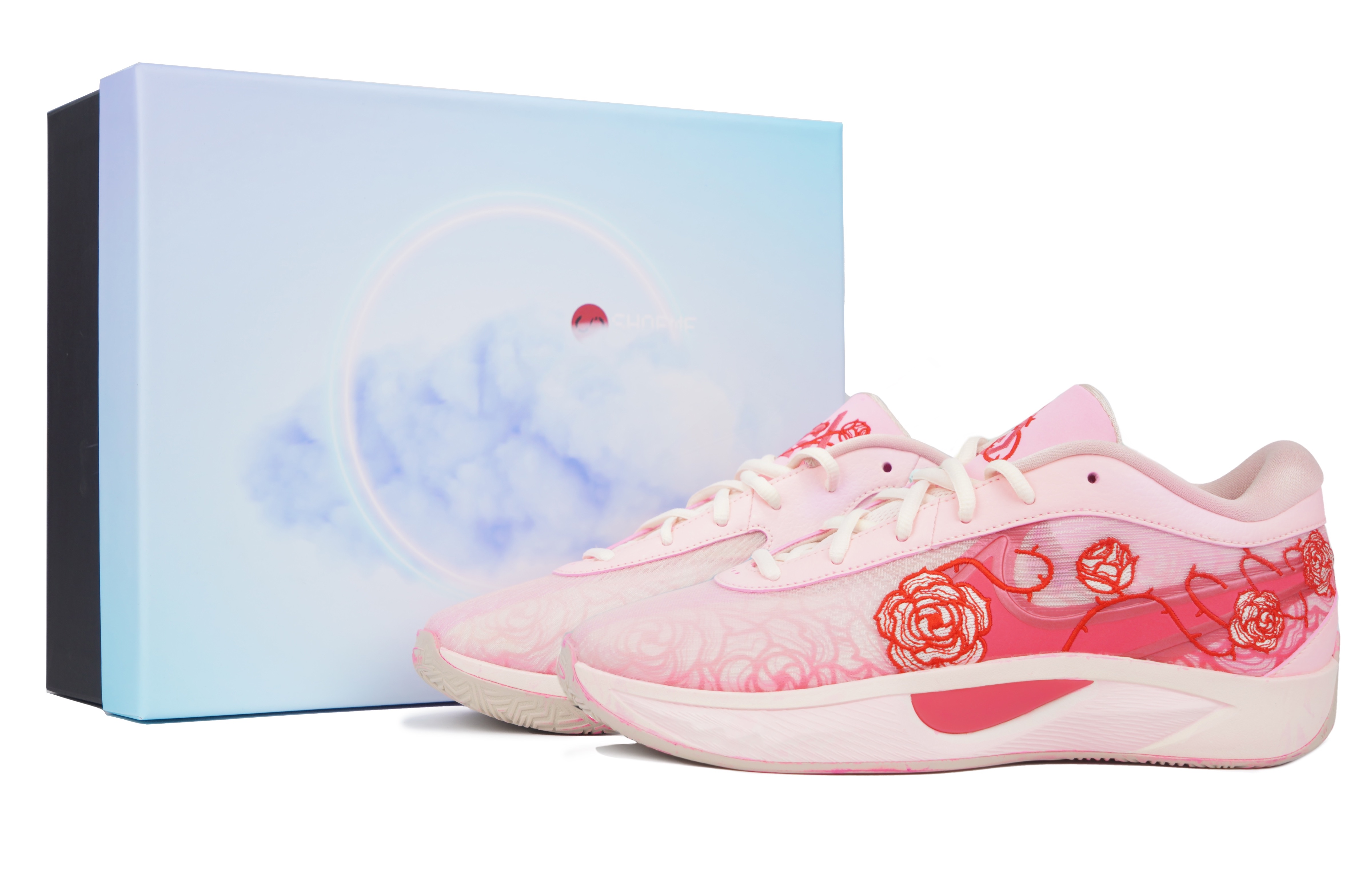 

Nike Баскетбольные кроссовки Giannis Freak 6 с низким верхом, противоскользящие, розовые, мужские