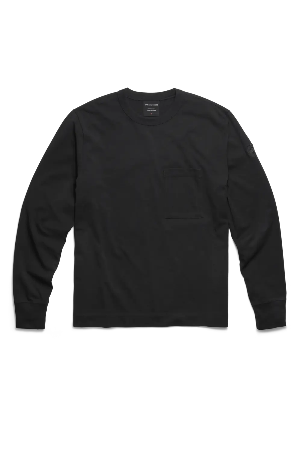 Футболка Canada Goose Gladstone Long Sleeve T-Shirt, черный — фото 3