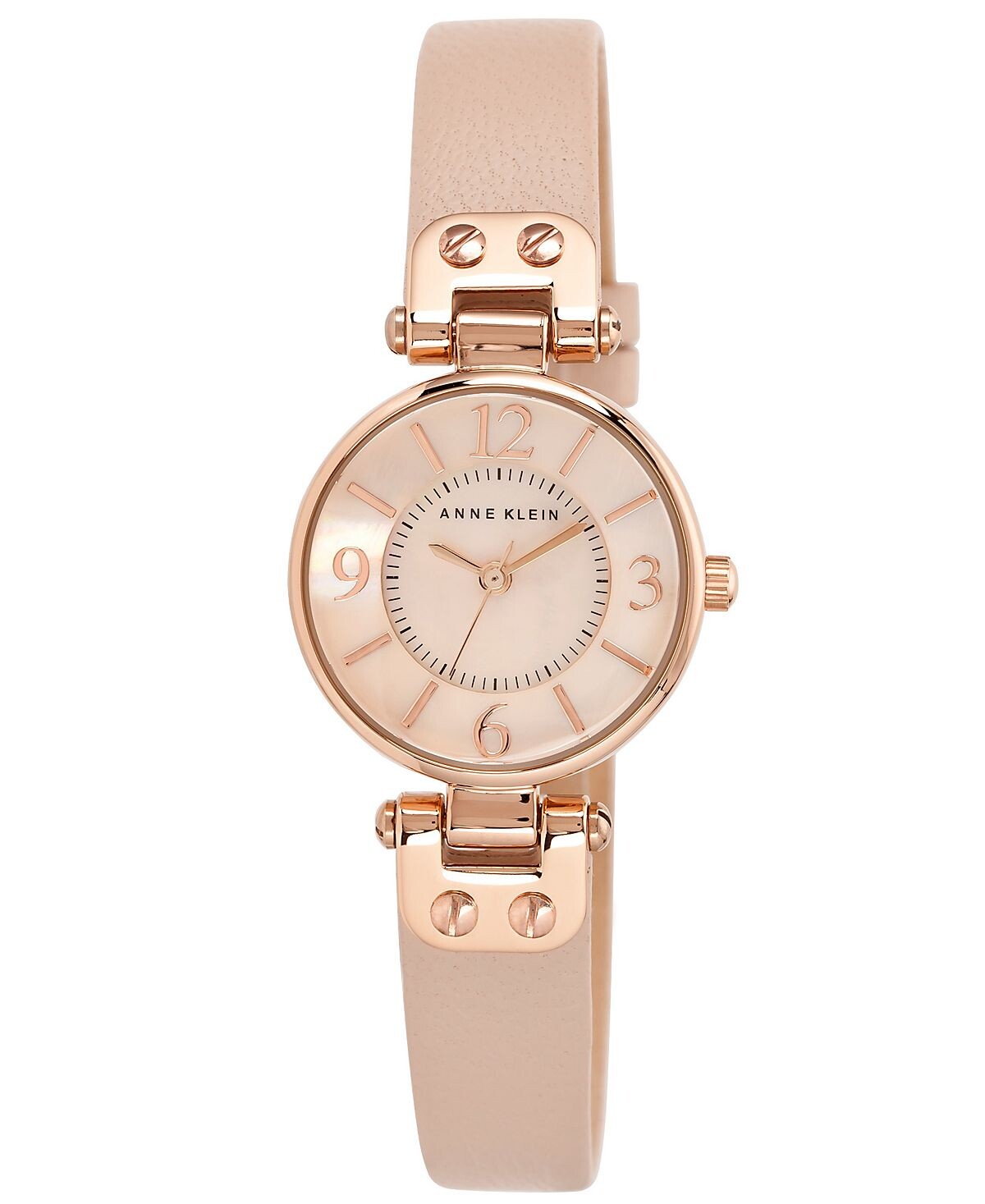 

Женские часы с румяным кожаным ремешком, 26 мм 10-9442 RGLP Anne Klein