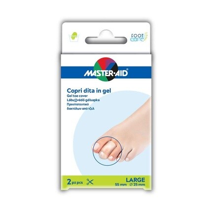 

Гелевые накладки на пальцы ног, размер маленький — упаковка из 2 шт. Master-Aid