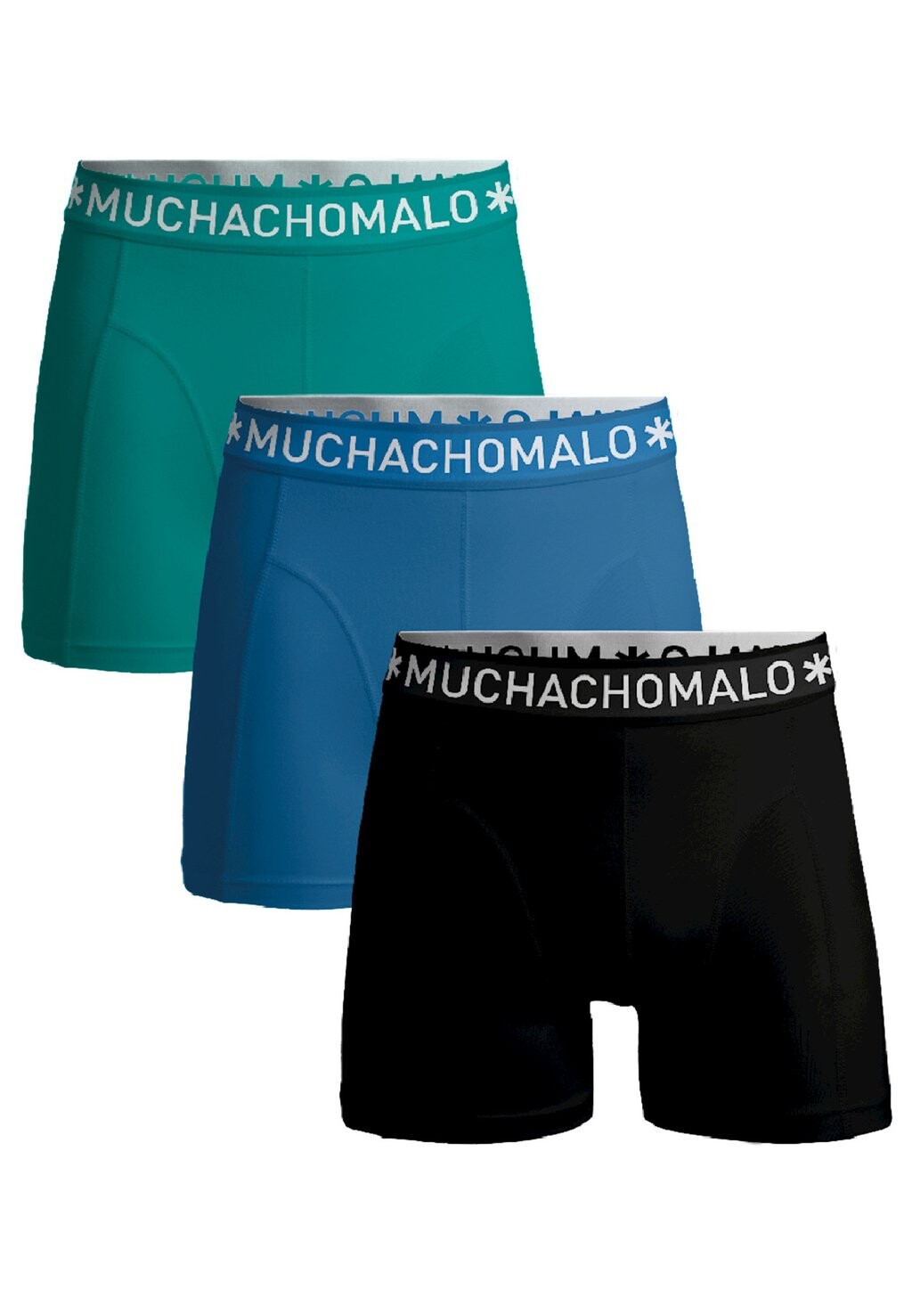 

Трусы 3 PACK SOLID MUCHACHOMALO, черный