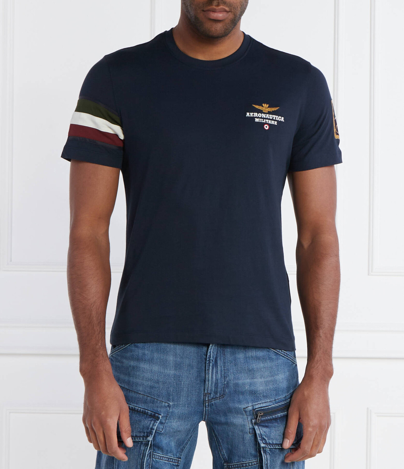 

Футболка Aeronautica Militare Regular Fit, темно-синий