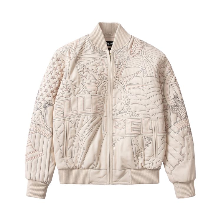 

Куртка Who Decides War x Pelle Pelle Monument Jacket 'Cream', белый