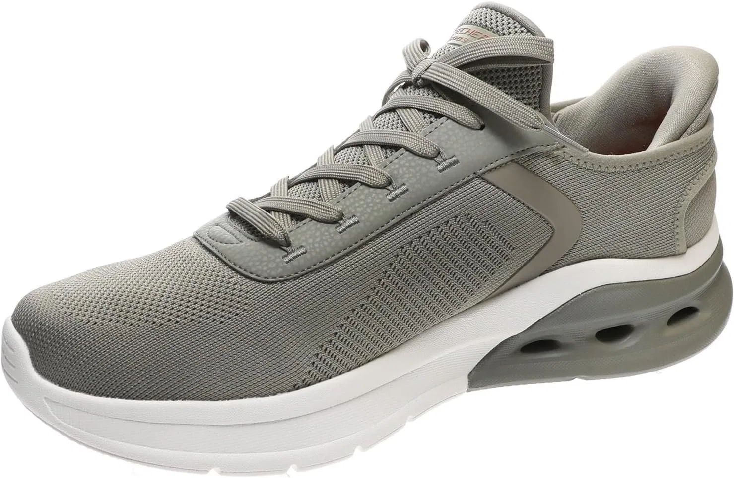 Мужские слипоны Skechers BOBS ARC Waves 2.0, Olive Leaf For Me Leaf It To Me — фото 4