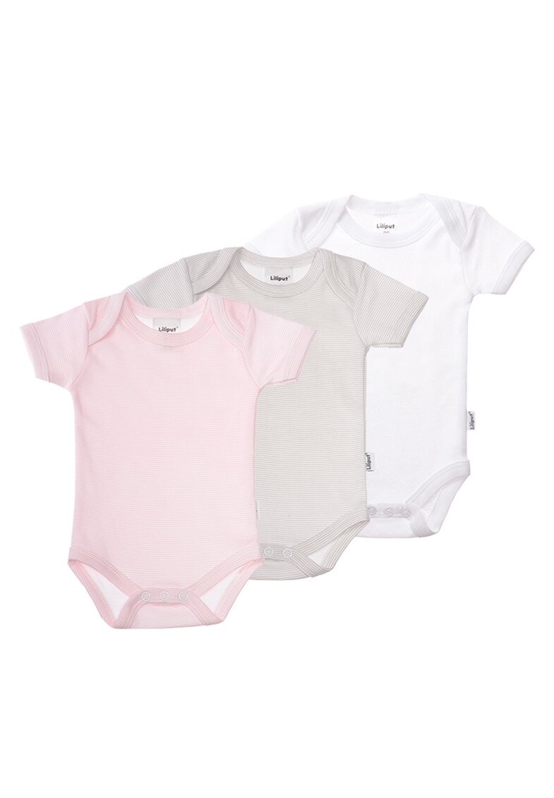 

Боди 3 PACK Liliput, цвет weiß/ grau-gestreift/ rosa-gestreift