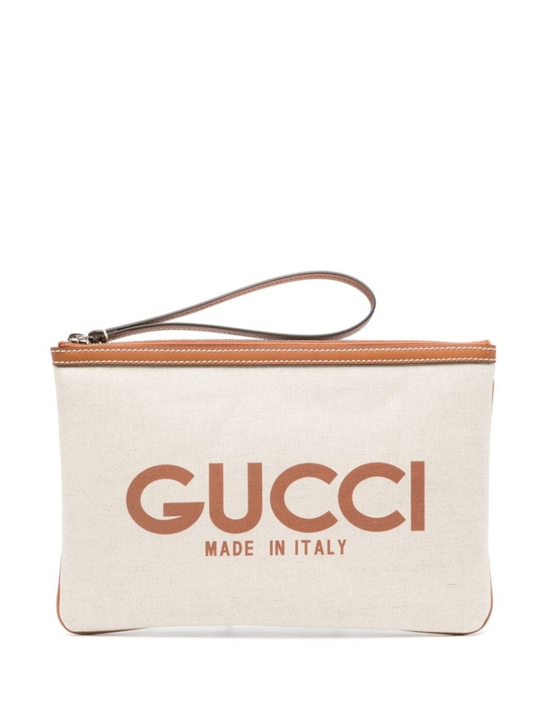 

Клатч Gucci из канваса с логотипом, нейтральный цвет