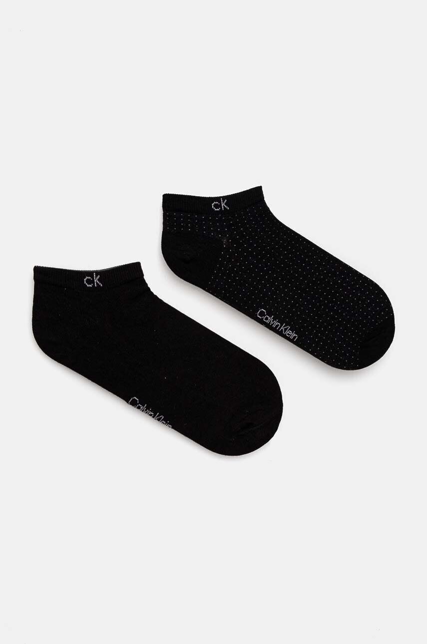 

2 упаковки носков Calvin Klein, черный