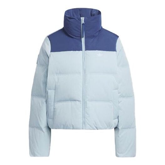 

Куртка оригинальные короткие пуховики Adidas, синий