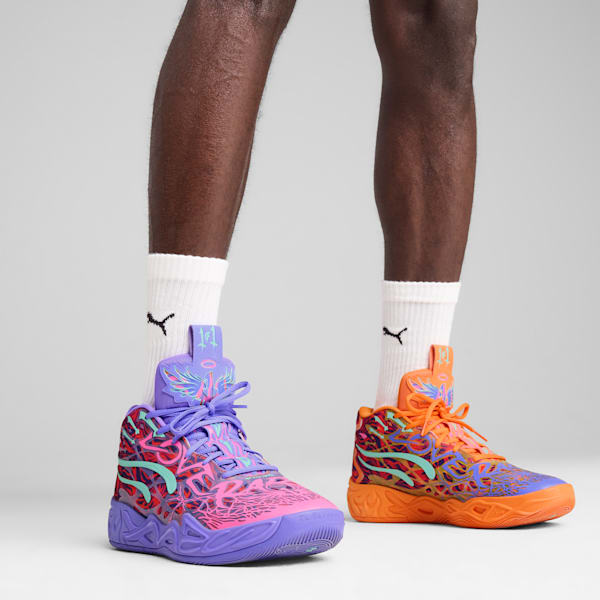 Мужские баскетбольные кроссовки Puma X Lamelo Ball Mb.04 Creativity Pack, фиолетовый — фото 3