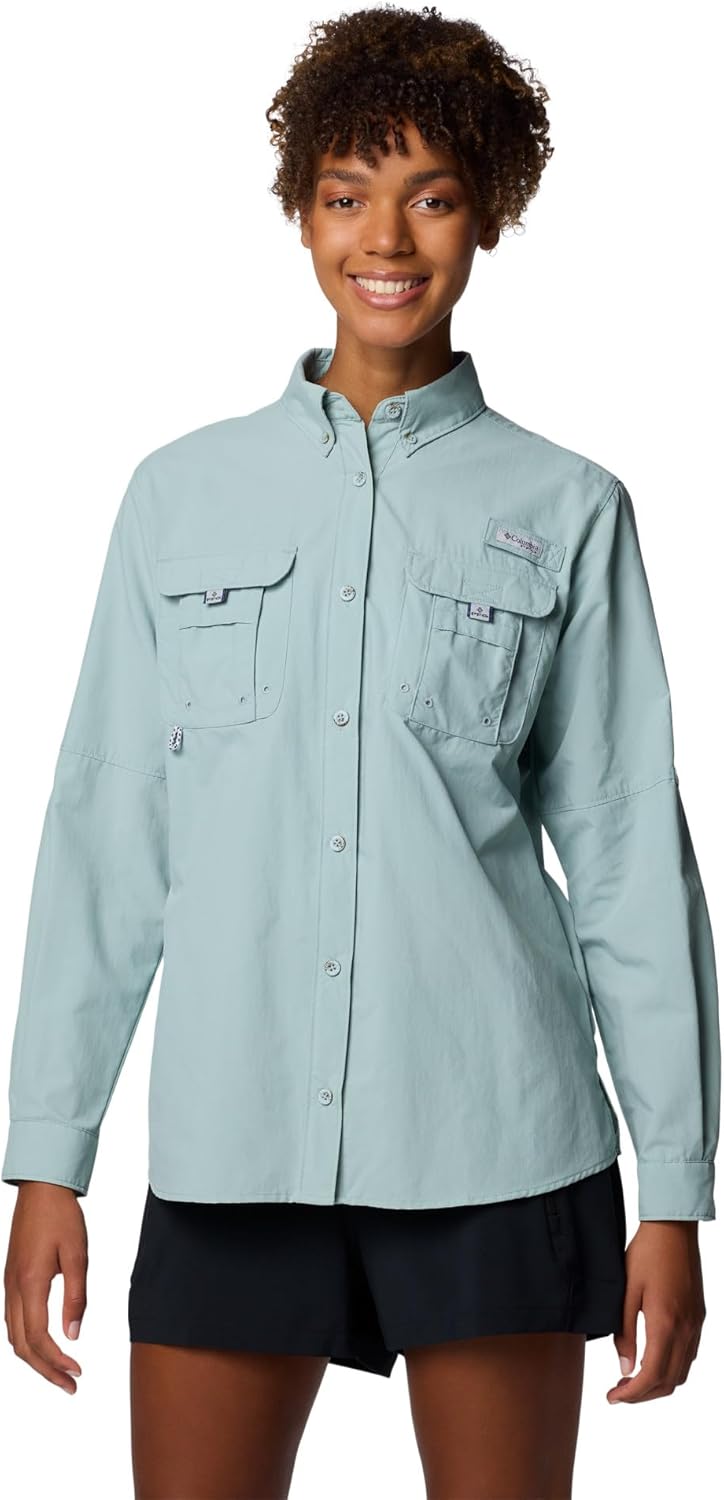 

Женская рубашка Columbia Bahama II с длинным рукавом, Crushed Blue