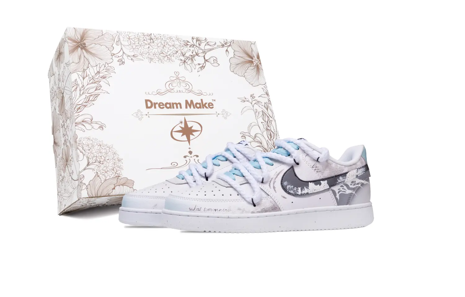

Nike Кроссовки для скейтбординга Court Vision 1 Low Top, мужские, белые