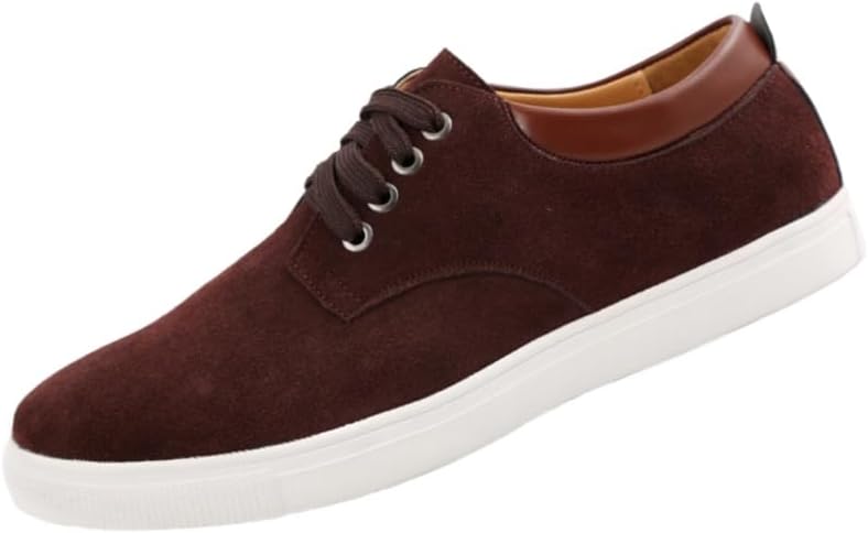 

Мужские кроссовки большого размера для повседневного и многозадачного использования. Плоская подошва, удобные, противоскользящие и прочные. Подходят для активного отдыха, бега и ежедневного ношения Fmshi, коричневый