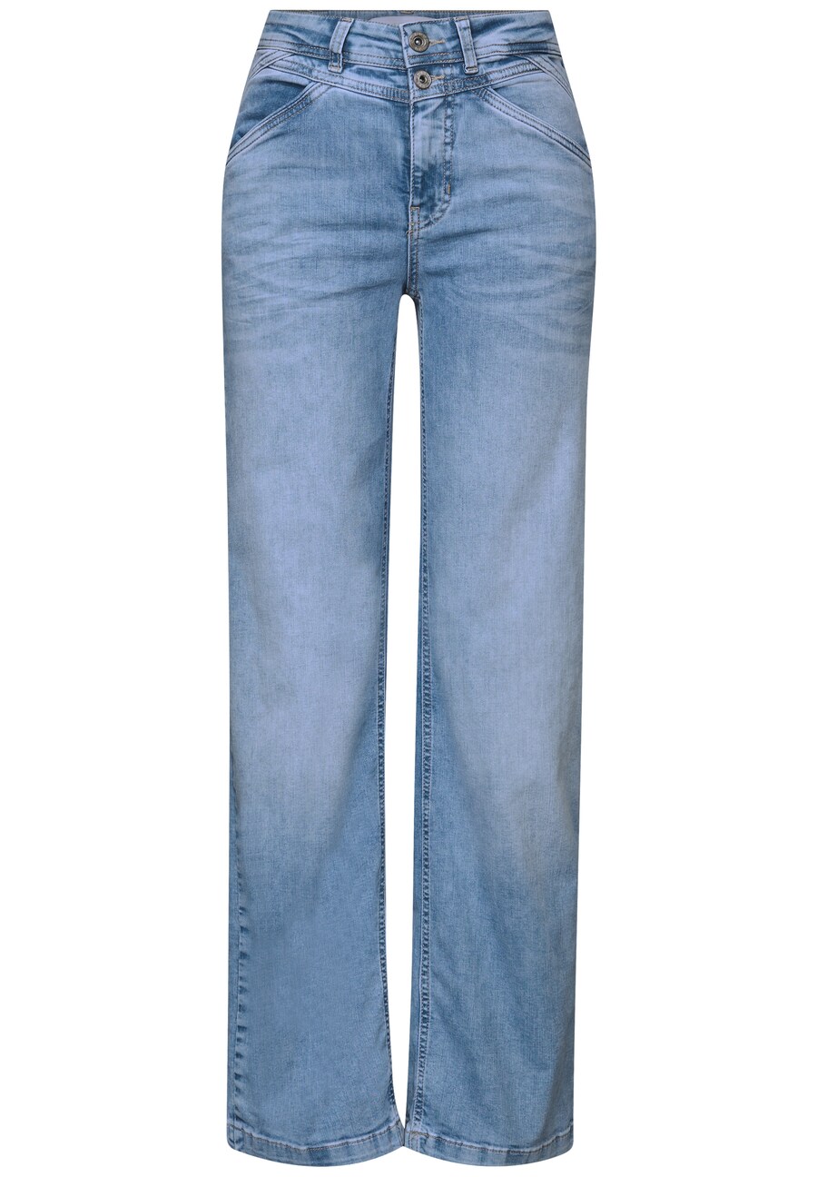 

Джинсы с широкими штанинами STREET ONE, светло-голубой