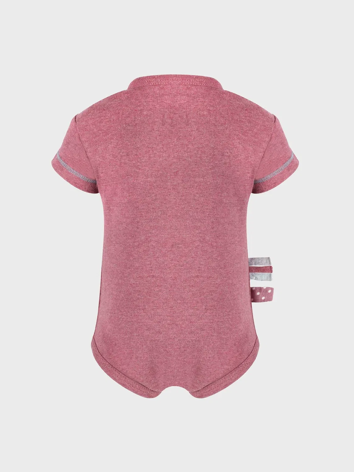 Комбинезон/боди 'OrganicEra Organic Baby S/S Bodysuit' Organicera, Bordeaux — фото 2