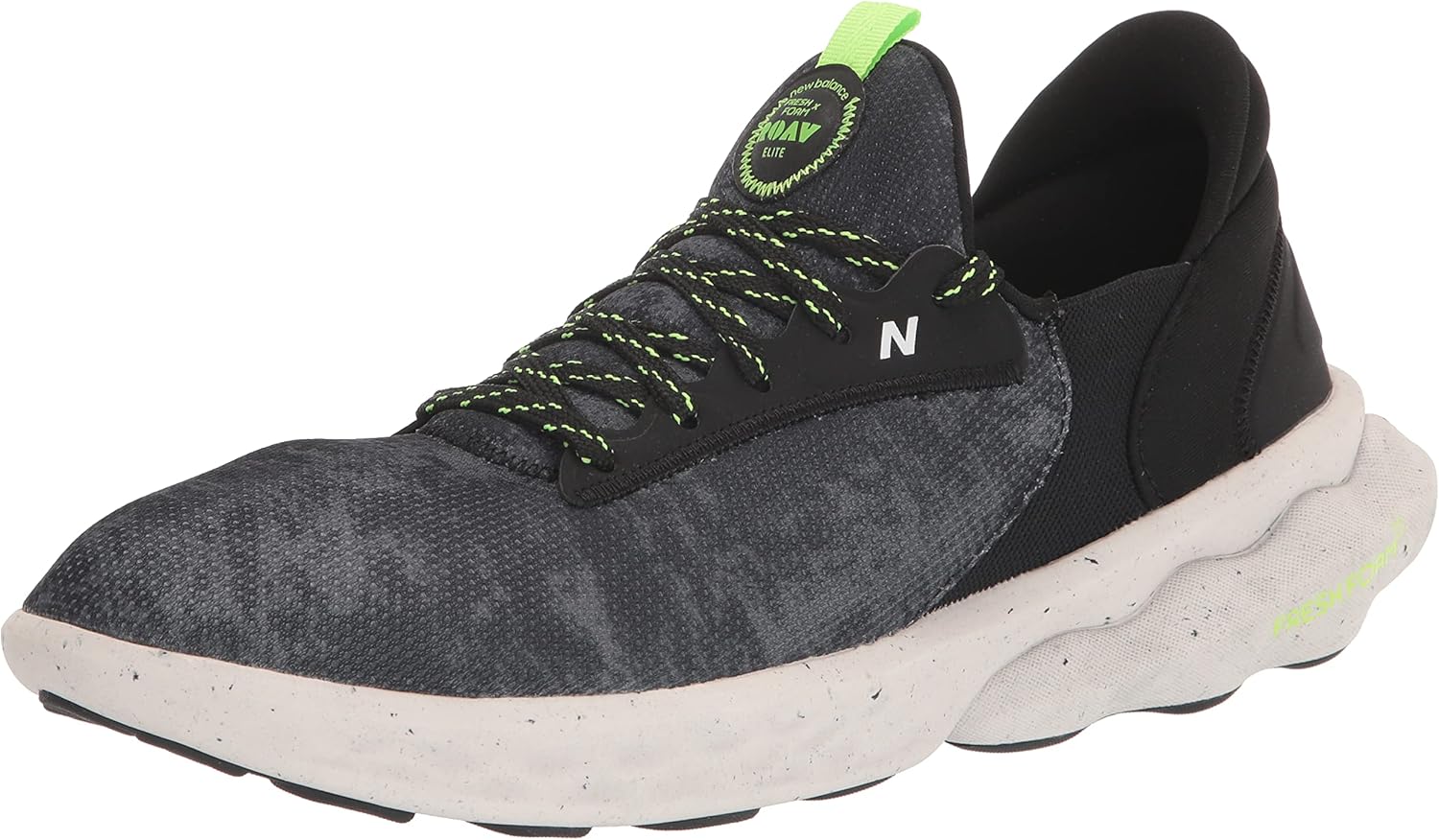 

Мужские кроссовки для бега New Balance Fresh Foam Roav Elite V1, черный/зеленый