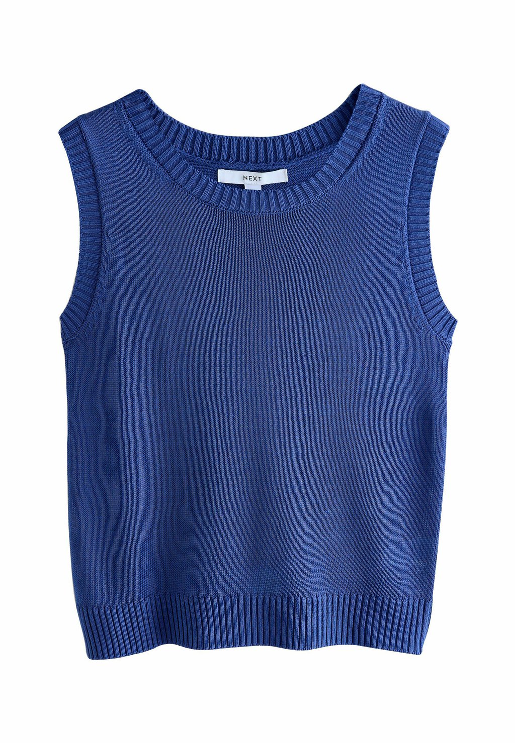 Топ REGULAR FIT CREW NECK Next, синий — фото 4