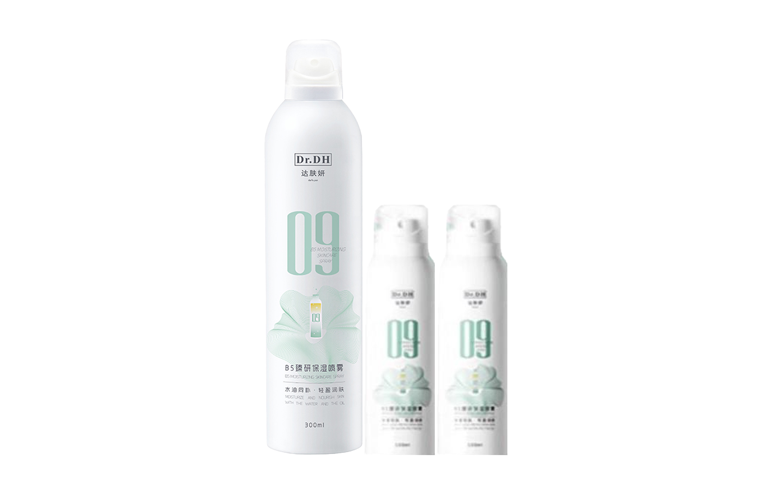 

B5 премиальный увлажняющий спрей-тонер увлажняющий, успокаивающий, питающий 300мл/300мл*2/300мл*3 Dr.DH