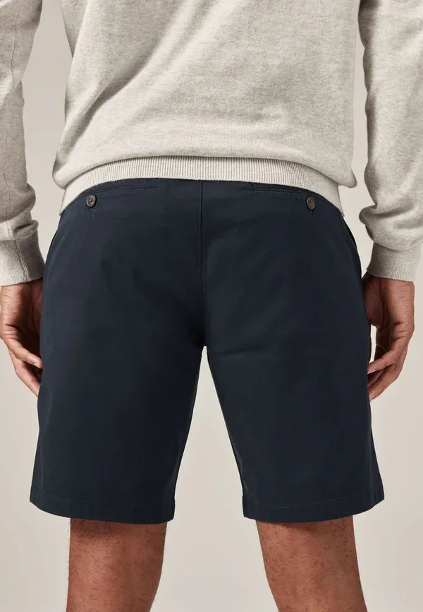 Брюки чинос Next, Slim fit stretch chino shorts, синий — фото 4