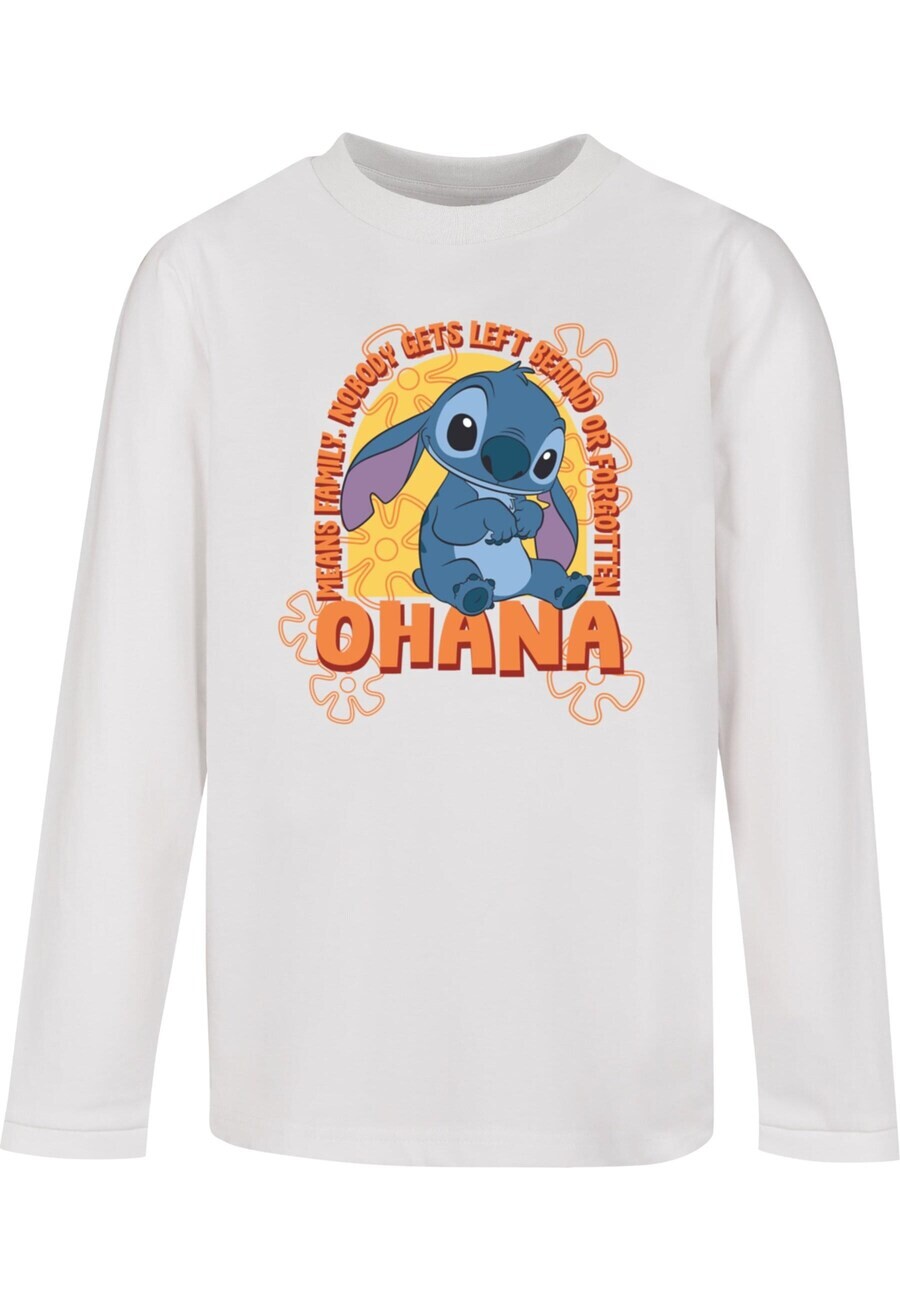

Лонгслив ABSOLUTE CULT Shirt Lilo and Stitch - Ohana, белый