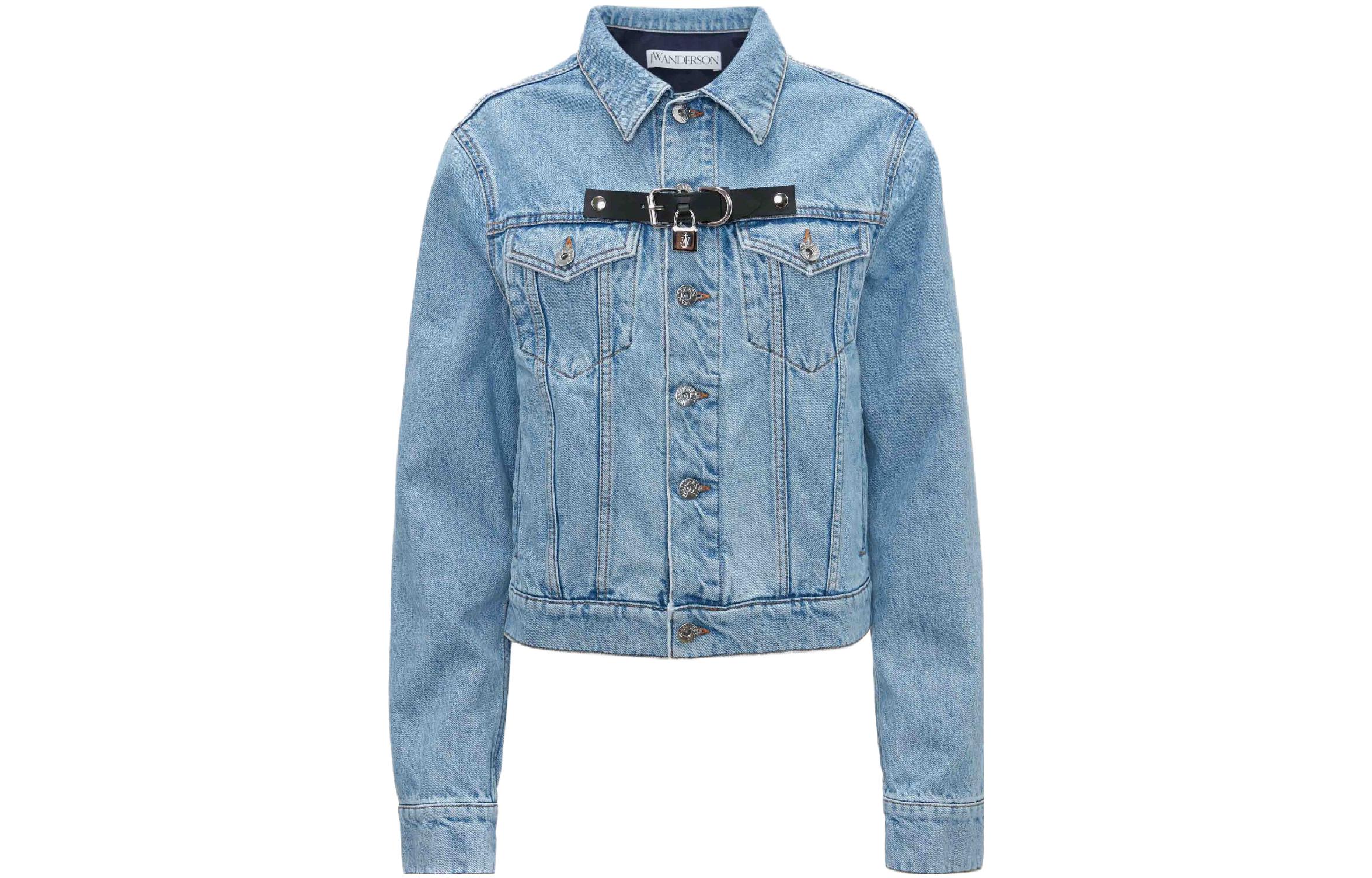 

JW Anderson Куртка-бомбер с замочком, Light Blue