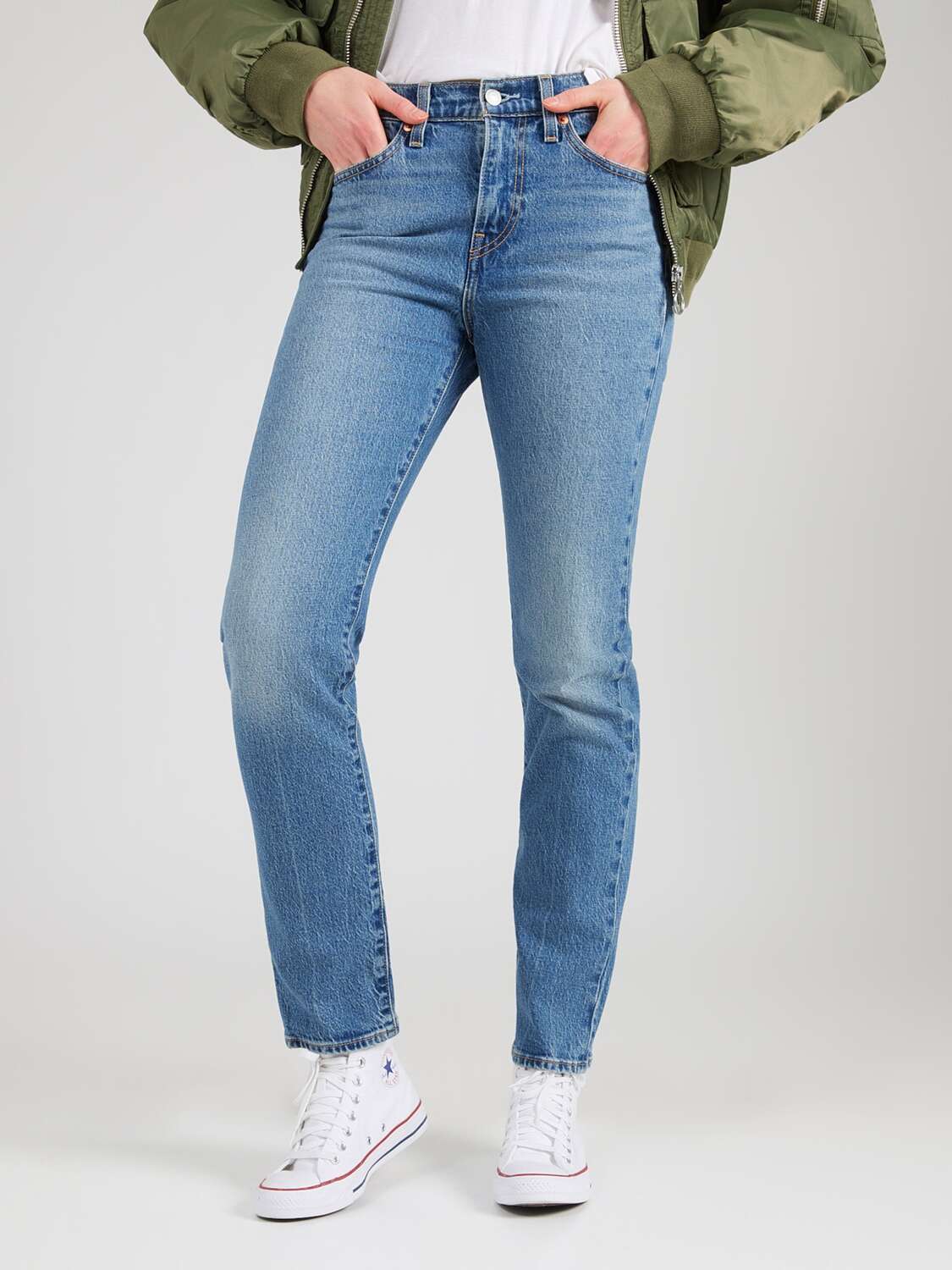 LEVI'S  Джинсы 'WEDGIE SLIM' в синем дениме, силуэт slim fit — фото 3