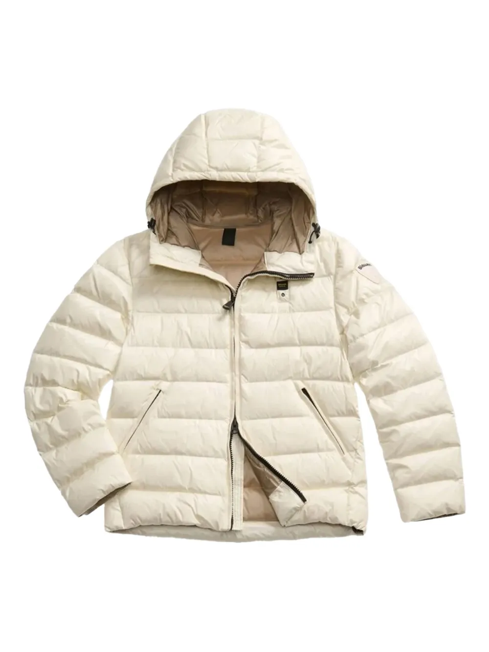 

Стеганая куртка с капюшоном Blauer, белый