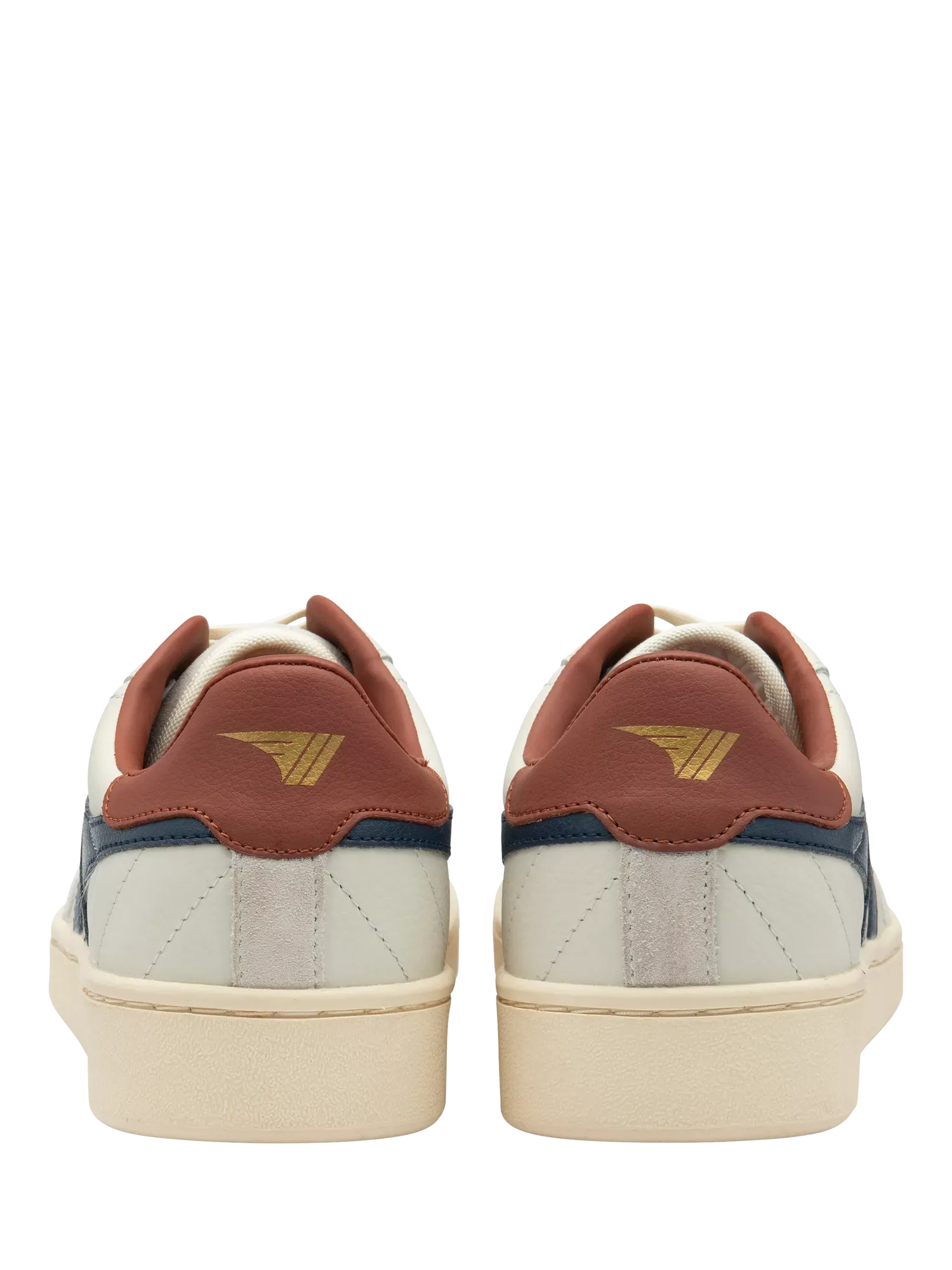Кожаные кроссовки Contact Leather Trainers, цвет: белый/темно-синий/ржавый Gola — фото 4