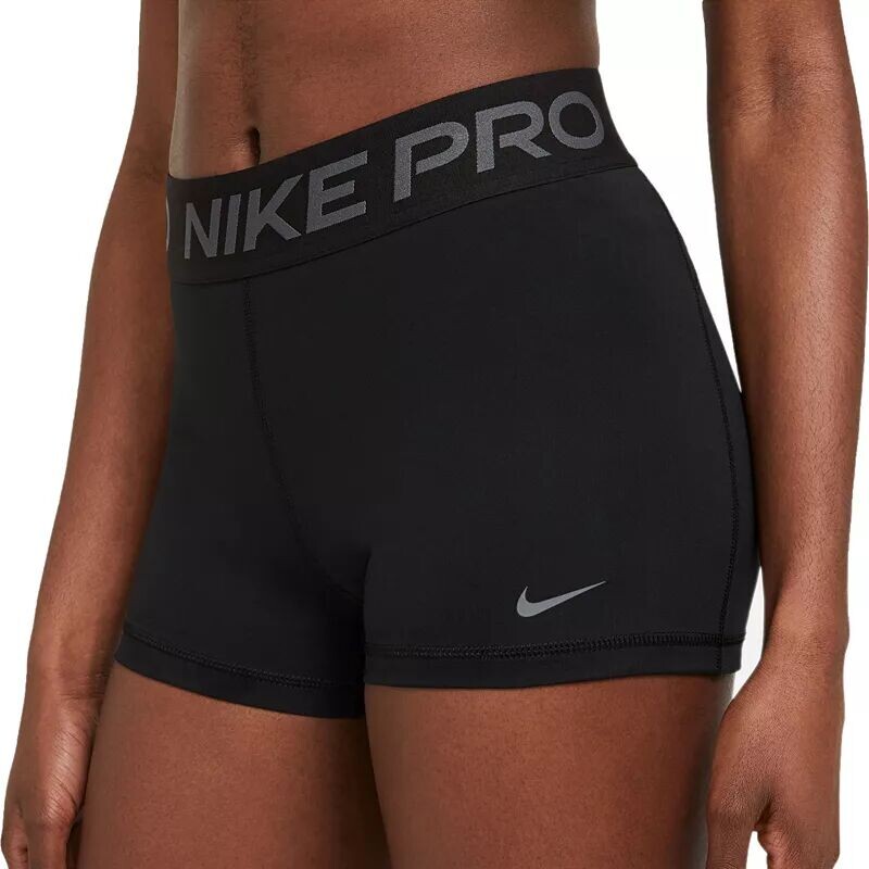 

Женские шорты Nike Pro 3 дюйма, черный